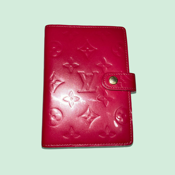 LOUIS VUITTON Small Pink Monogram Ring Agenda Cover - Picture 13 of 13